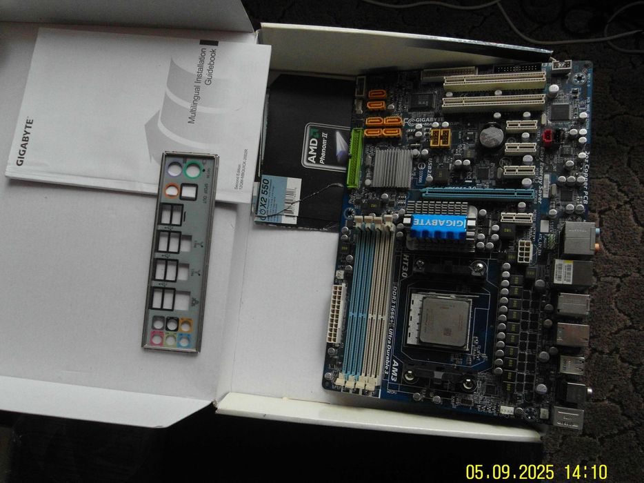 Płyta główna Gigabyte AM3 + Phenom II X4+Chłodzenie