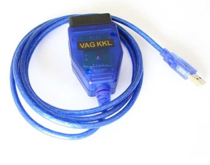 Діагностичний кабель VAG KKL 409.1 CH340T OBD2-USB з диском