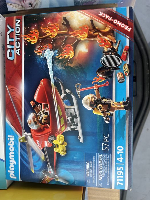 Playmobil helicopetro bombeiros
