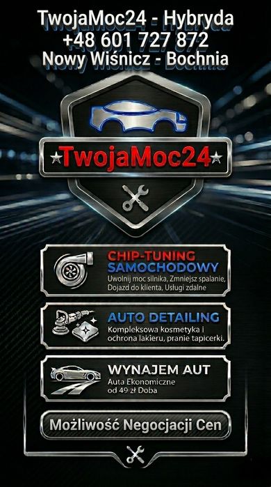 Tuning CHIPTUNING EcoTuning DPF EGR ADBLUE OFF Hamownia - TANIO - Bochnia - Nowy Wiśnicz - Małopolska