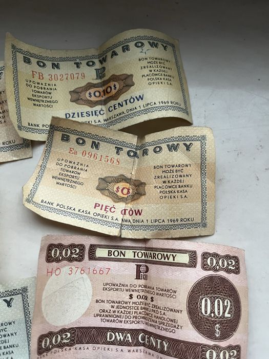 Bony towarowe PRL