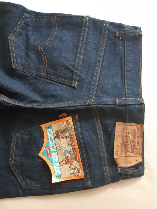 Levi's Vintage spodnie lata'70 (1979 r.), Saddleman Boot Jeans, nowe