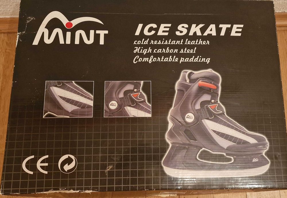 Коньки ледовые mint ice skate 45 р (новые)