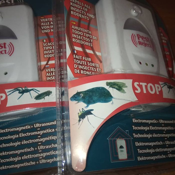 Repelente Pest Reject, Ultra-sónico (p/ ratos, insectos)