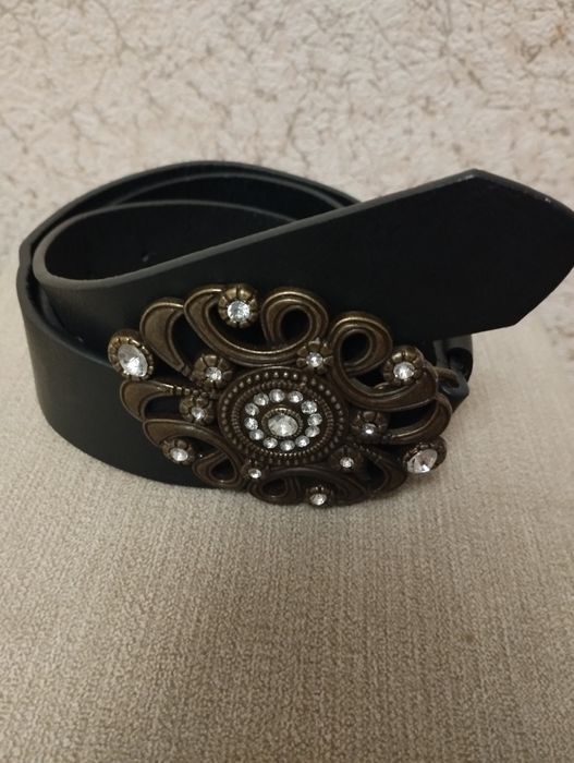 Ремень женский с винтажной пряжкой