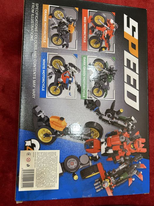 Новий конструктор Мотоцикл трансформер 222 елементи