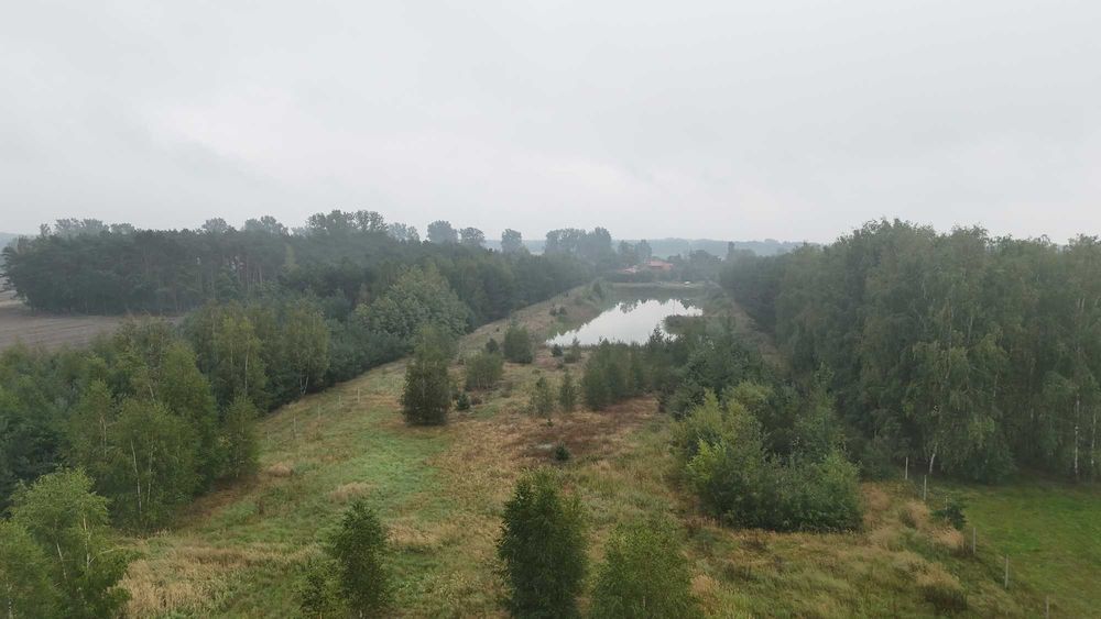 inwestycyjna działka ze stawem