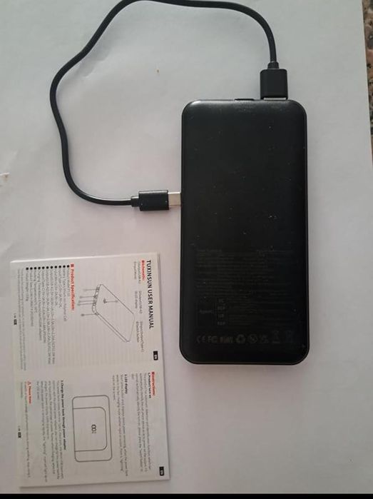 Power bank de carregamento rápido ( novo com garantia)
