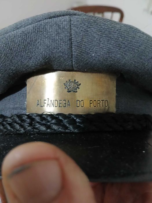 MILITAR-chapéu dos pupilos do exercito +chapéu alfandega do porto