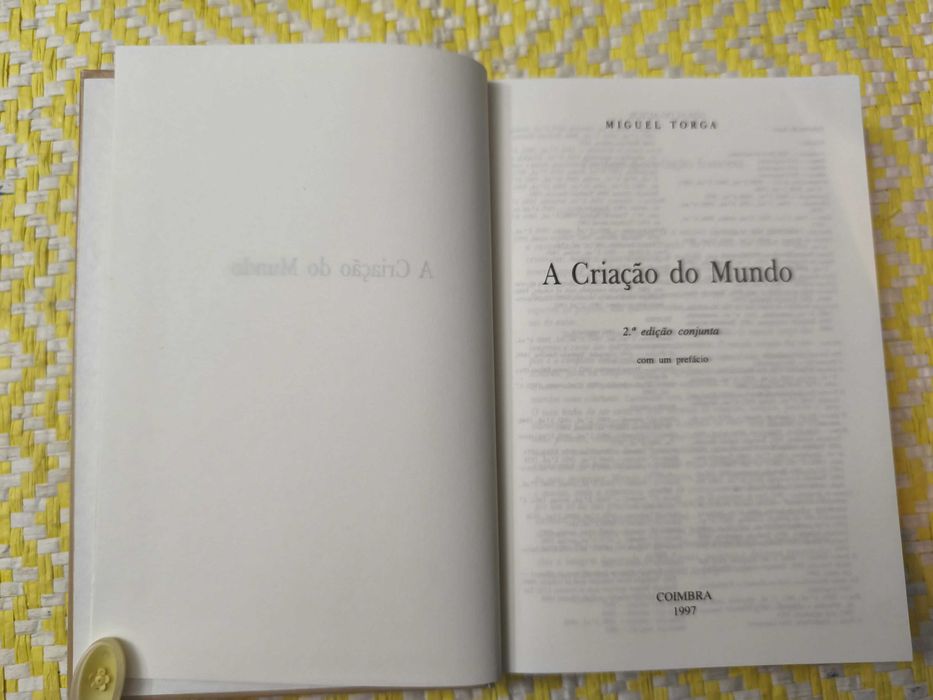 A Criação do Mundo –  Miguel Torga