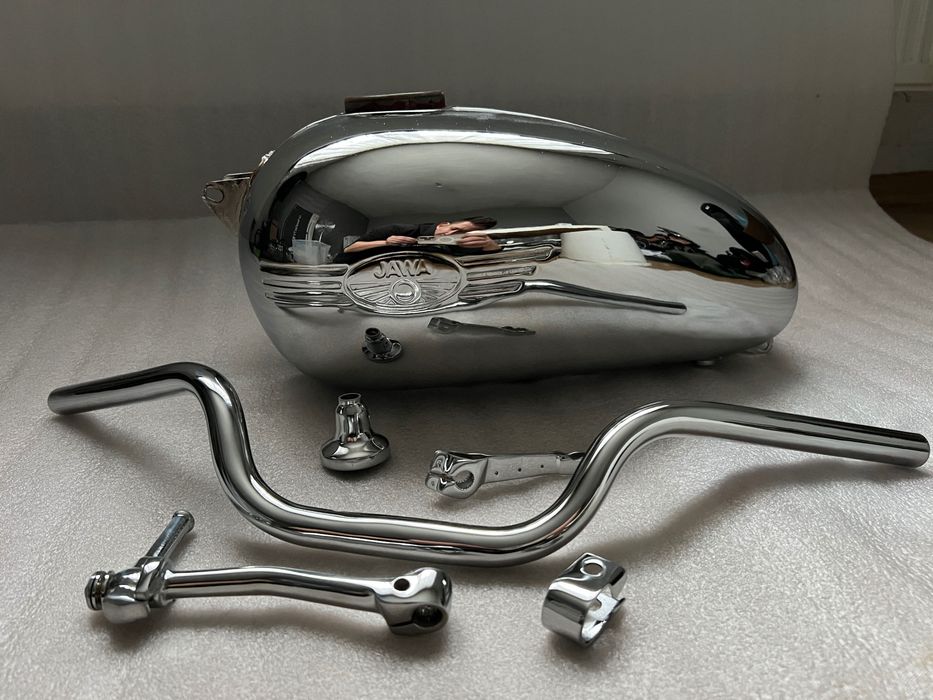 Chromowane części Wsk wfm shl jawa junak dkw bmw iż romet komar