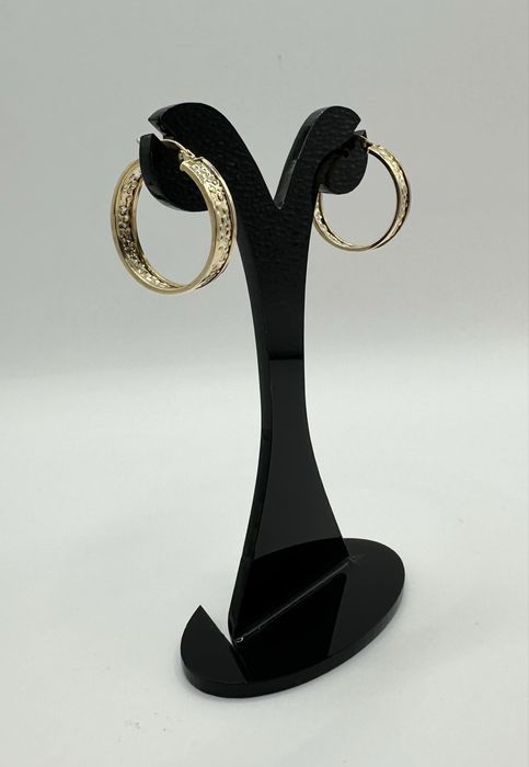 Złote Kolczyki Koła Kółka Pr.585 NOWE