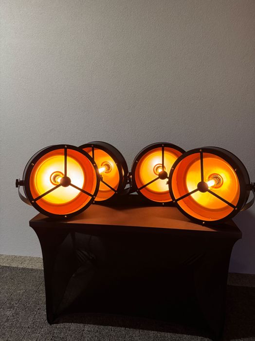 Lampa retro, dj industrial Pampa 4 szt
