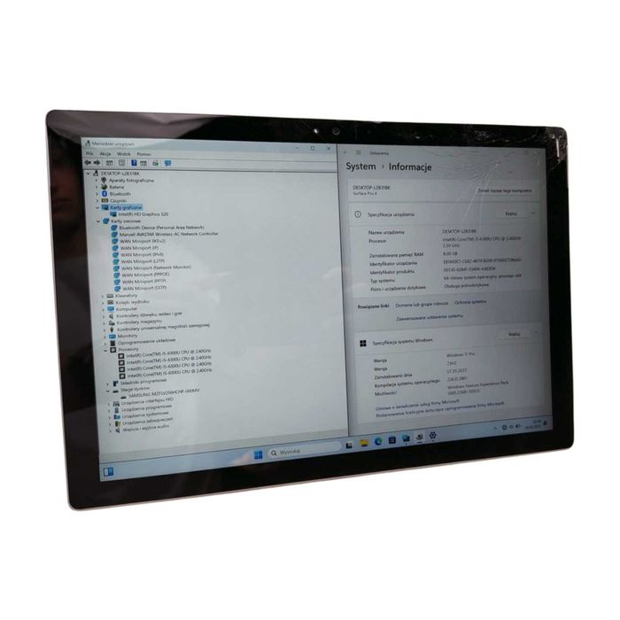 TABLET | Microsoft Surface Pro 4 | i5-6300U | 8GB | 256SSD | Win11