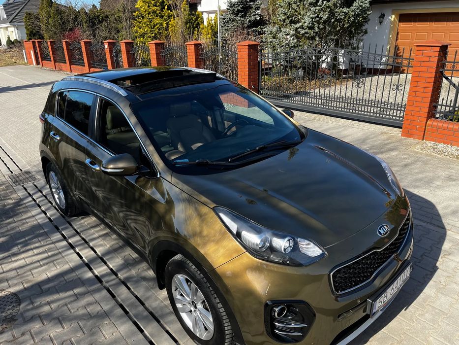 Kia Sportage Krajowy 1.6 177KM Benzyna 2017R Szklany otwierany dach Led Kamera Nawi