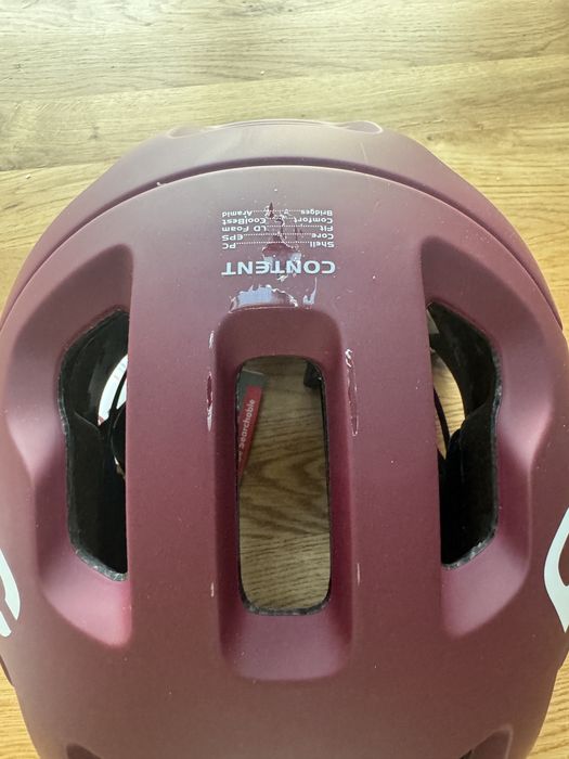 Kask rowerowy POC Tectal garnet red matt rozmiar 59-62