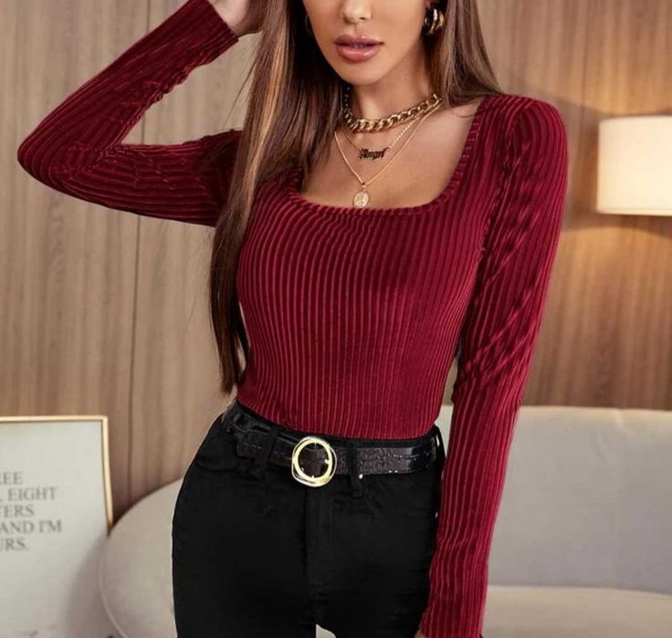 Camisola justa de meia estação