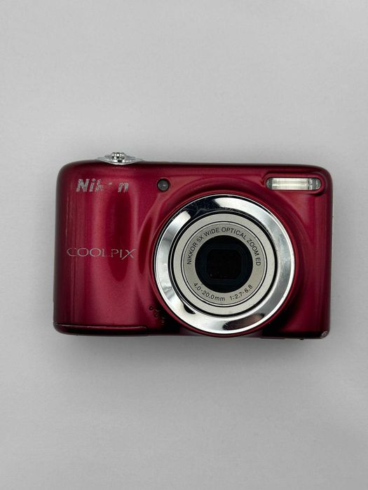Aparat cyfrowy Nikon Coolpix L25 bordowy / czerwony sprawny dobry stan