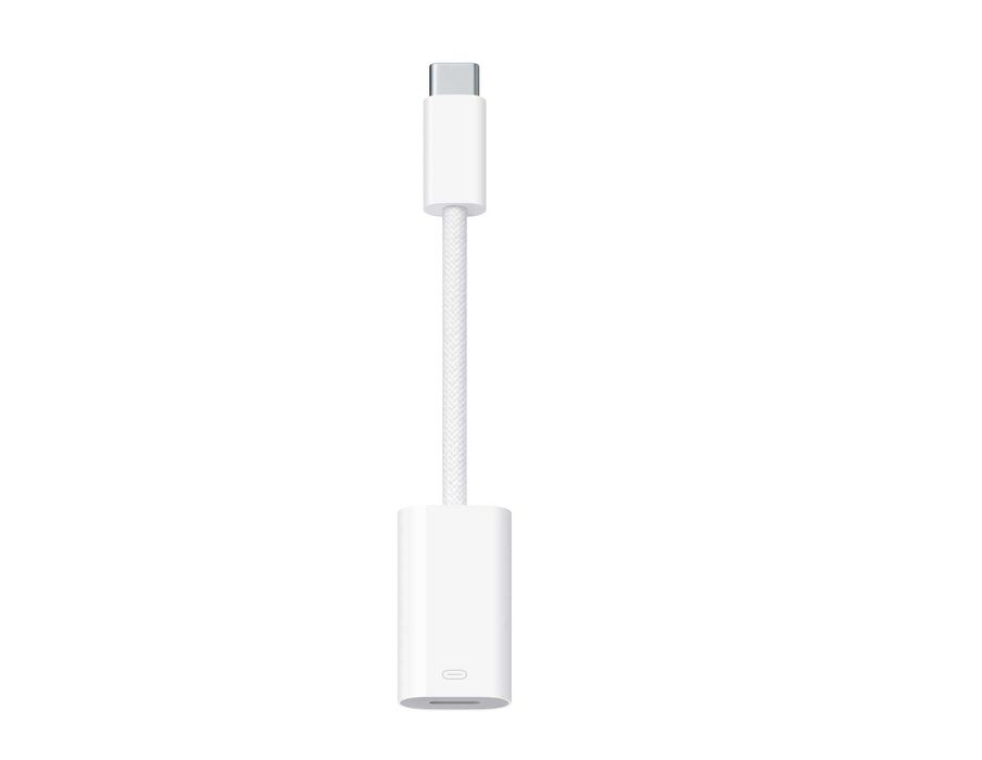 Adapter USB-C x Lightning - biały
