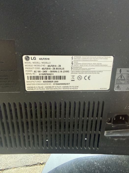 Telewizor LG 42LF2510  42 cale