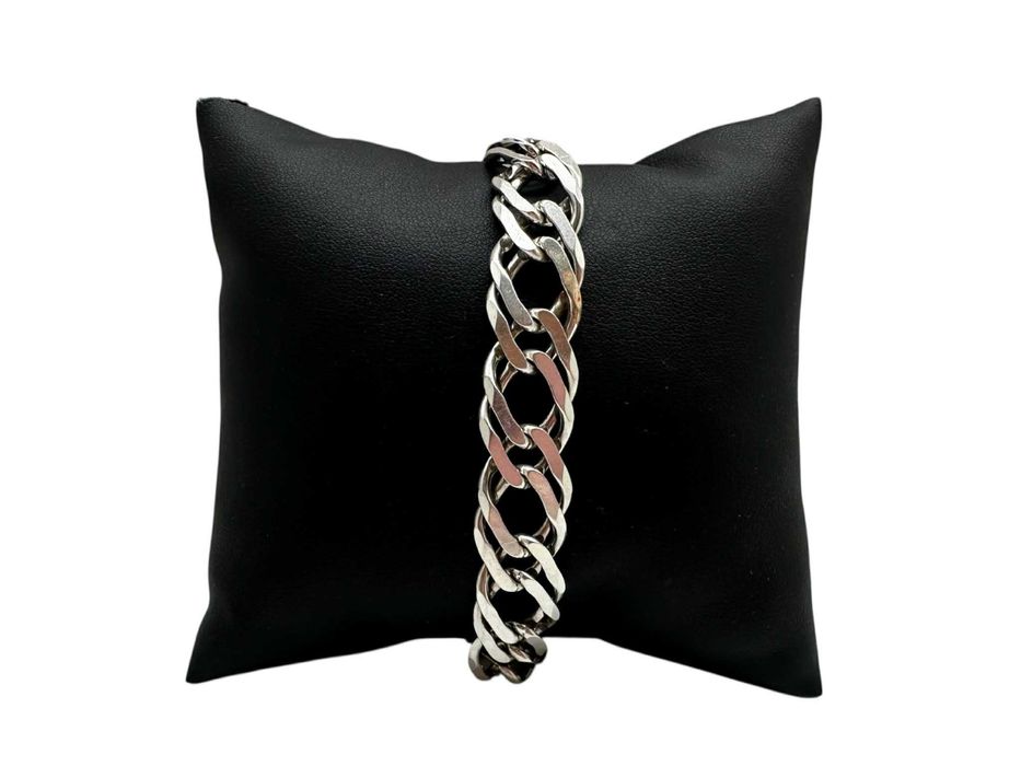 Srebrna bransoletka  P. 925 36,28 G  24CM  - OPIS-