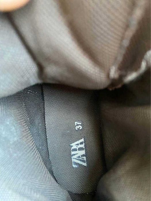 botas castanha  número 37 da Zará