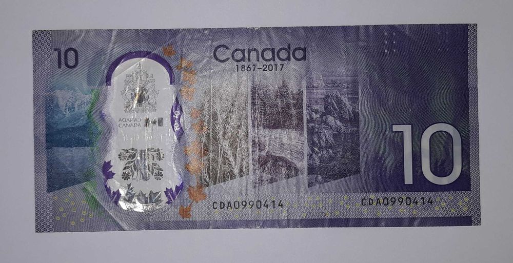Kanada 10 dolarów 2017