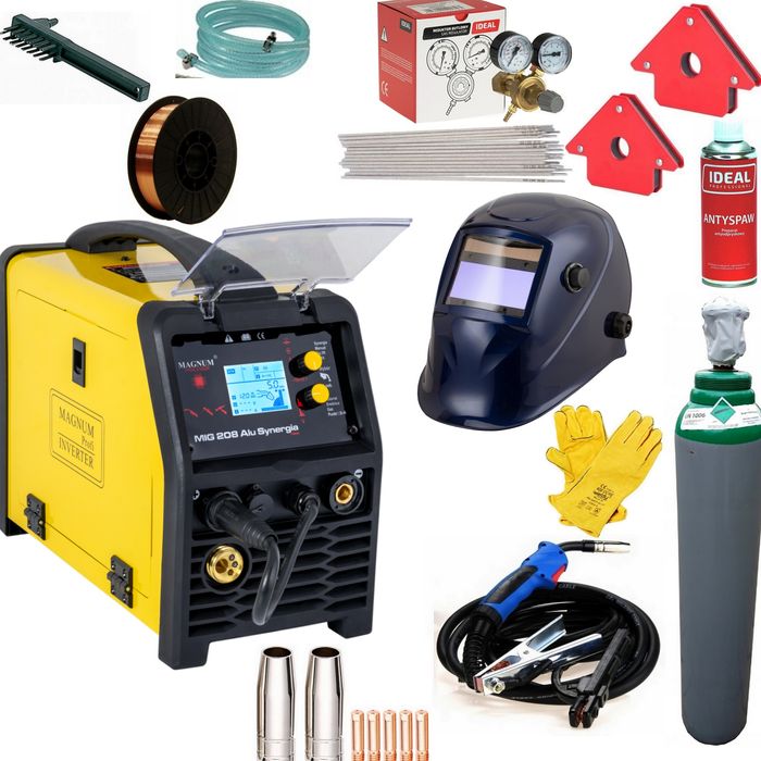 spawarka migomat magnum 208 alu synergia zestaw