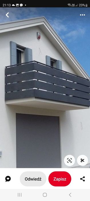 Balustrady balkonowe, schodowe, tarasowe