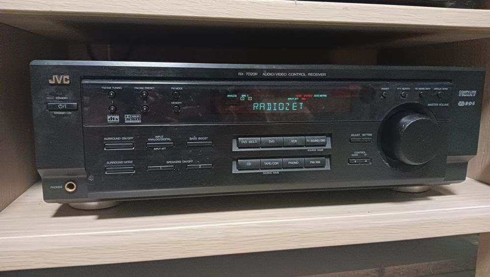 Amplituner wzmacniacz JVC RX-7020R kolumny koda