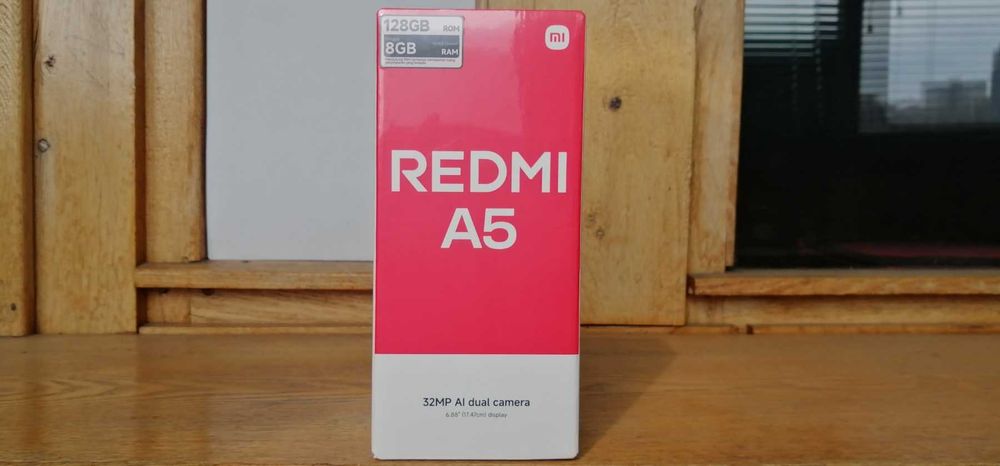 Xiaomi Redmi A5 Global Version 4/128GB 6.88" 120Hz • 5200mAh • 32MP AI Камера • Android 15 Go • Dual SIM • Чорний колір