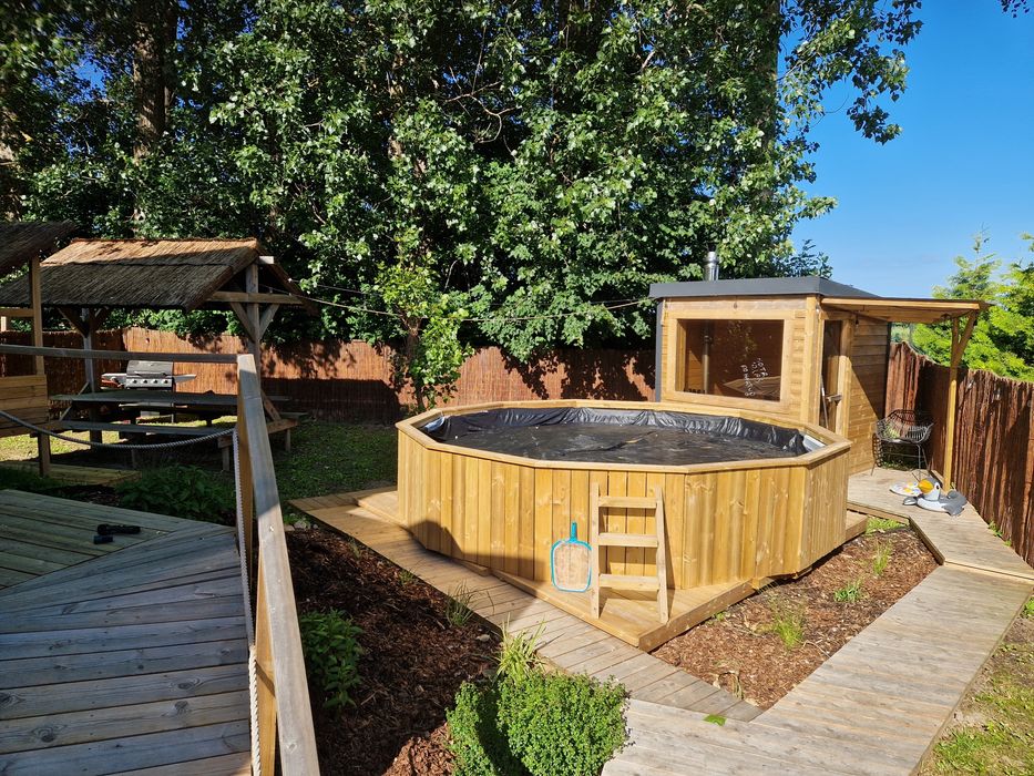 Taras drewniany , pergola , zadaszenie , wiata , garaż