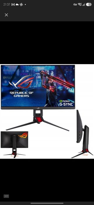 Monitor Gamingowy LED Asus ROG  XG279Q 27 " Cali 2560 x 1440 px IPS 170Hz