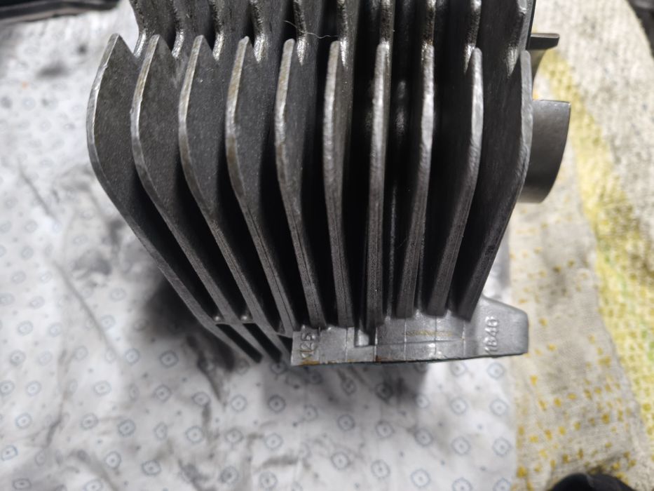 Orginalny Cylinder MZ 125, głowica, wał,  komplet