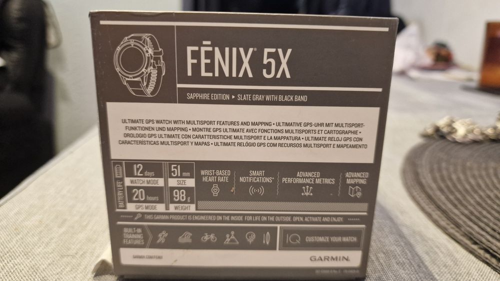 Garmin  Fenix 5x sapphire