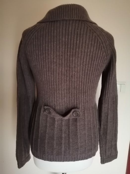 Sweter damski kawowy