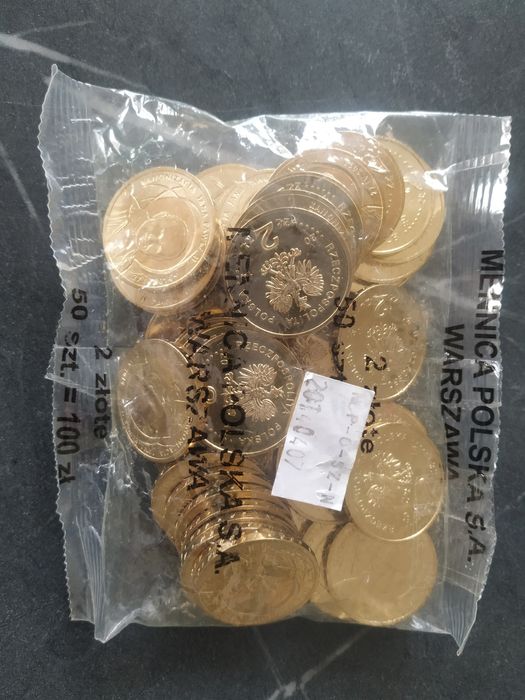 2 zł 2014 Kanonizacja Jana Pawła II - 50 szt