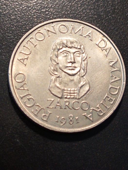25 escudos 1981 -Zarco -Região Autónoma da Madeira -Portugal - Soberba