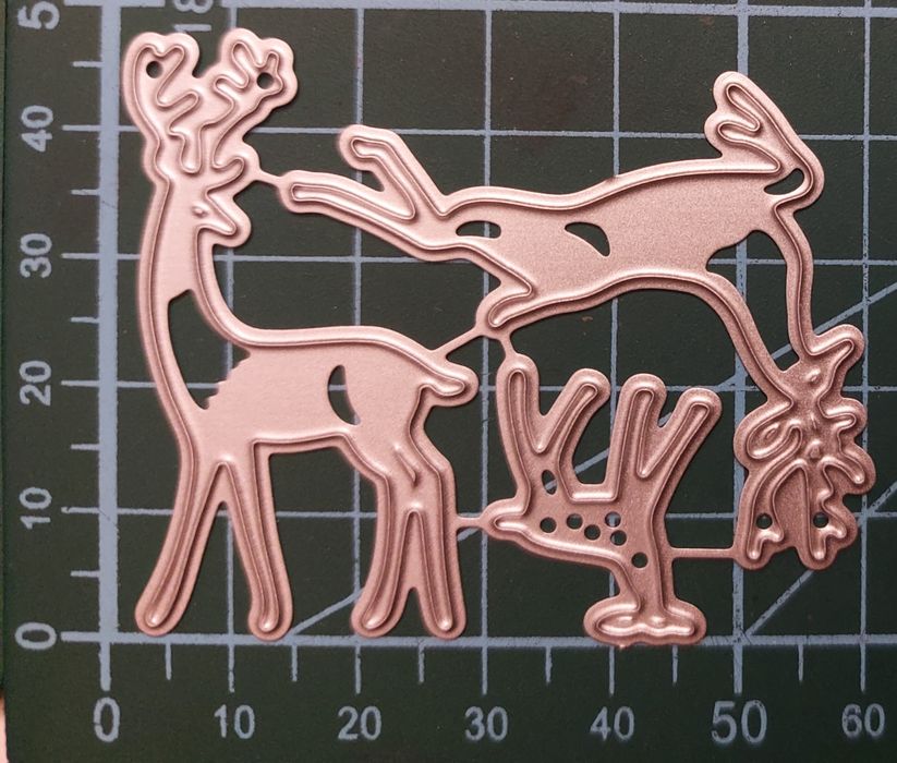 1706. Wykrojnik jelonki scrapbooking