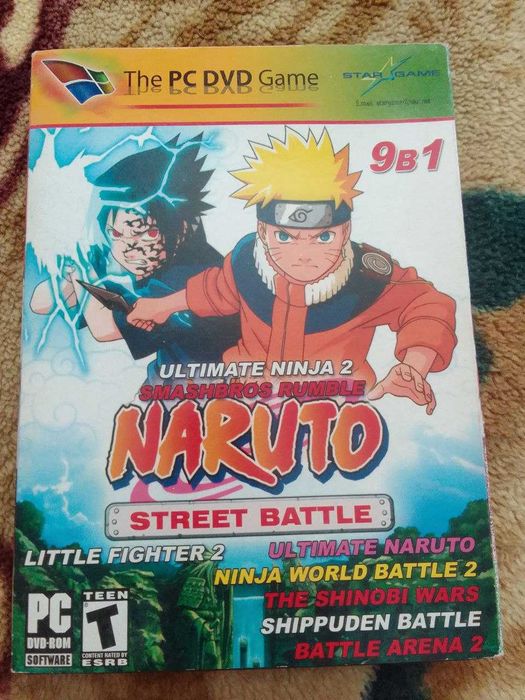 Naruto Street Battle 9 в 1 The PC DVD Games.: 150 грн. - CD / DVD