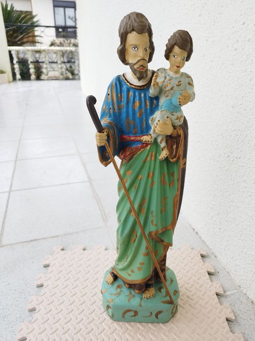 São José antigo de madeira