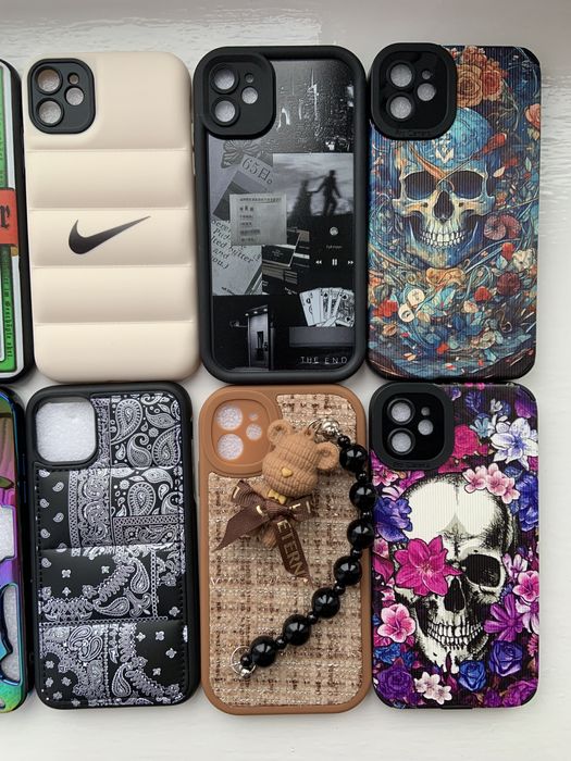 Case IPhone 11, чехол, чехлы, айфон, silicone, Nike, TNF