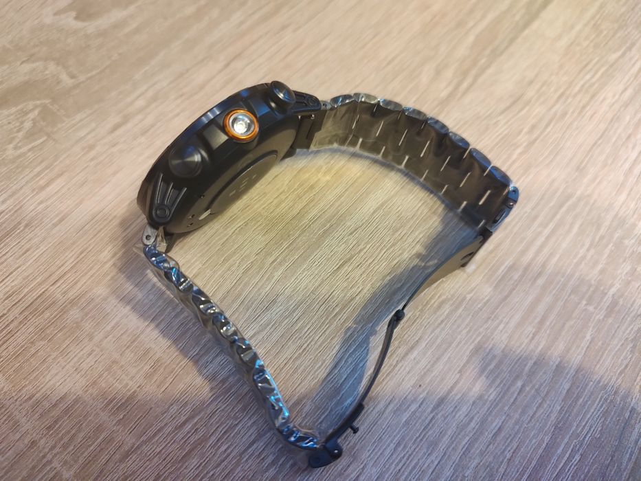 Smartwatch 1000mah, czarny+kompas, ciśnienie krwi, puls, natlenienie+bransoleta