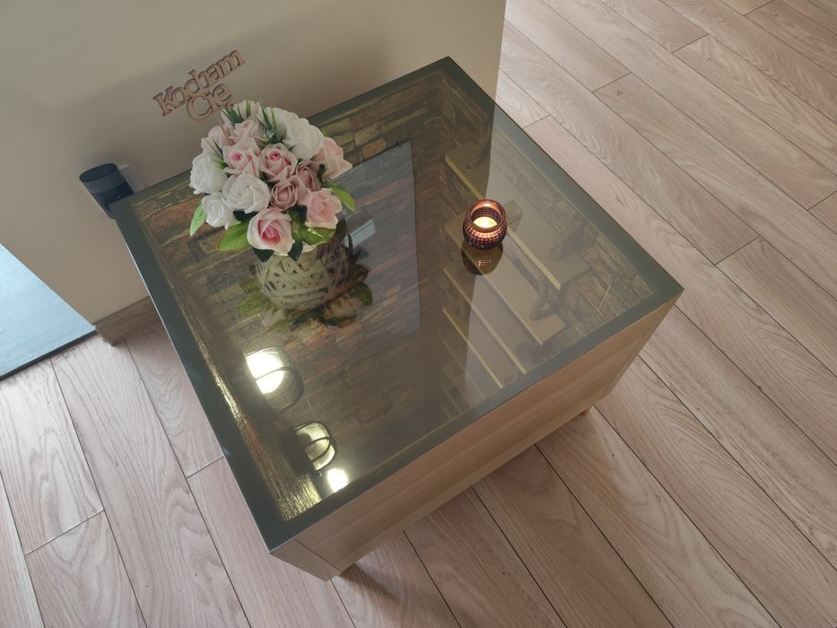 Stolik kawowy jedyny taki INFINITY MIRROR 3D