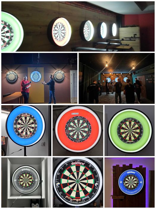 Oswietlenie Tarczy Dart  + opona + uchwyt na telefon