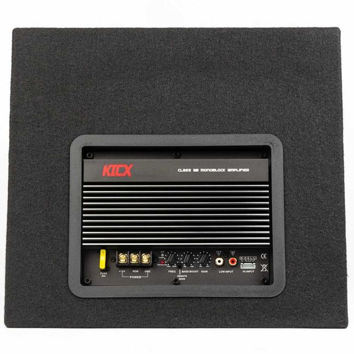 Активний сабвуфер Kicx GT 200BPA 8 дюймів 200W RMS 450W макс Компактний буфер у машину з підсилювачем регулятор провода Гарантія 12 місяців