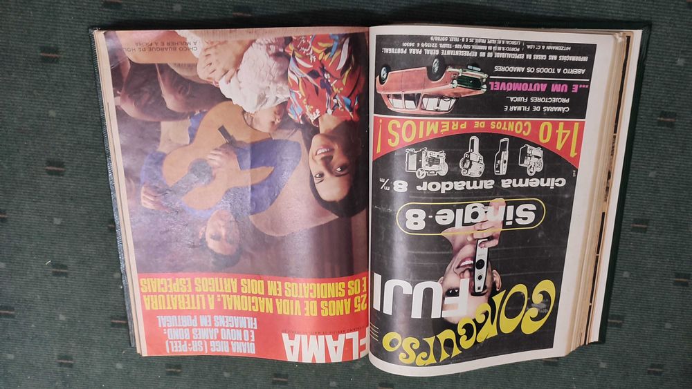 12 Revistas antigas Flama - Encadernadas