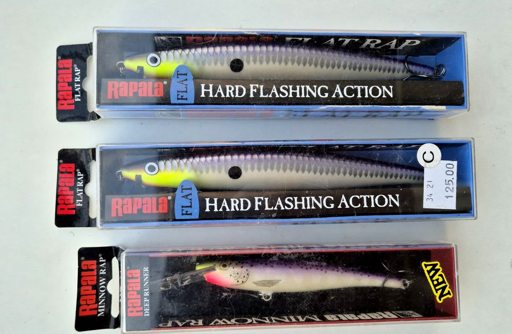 Rapala Flat Rap 16cm i Minnow Rap 11cm,