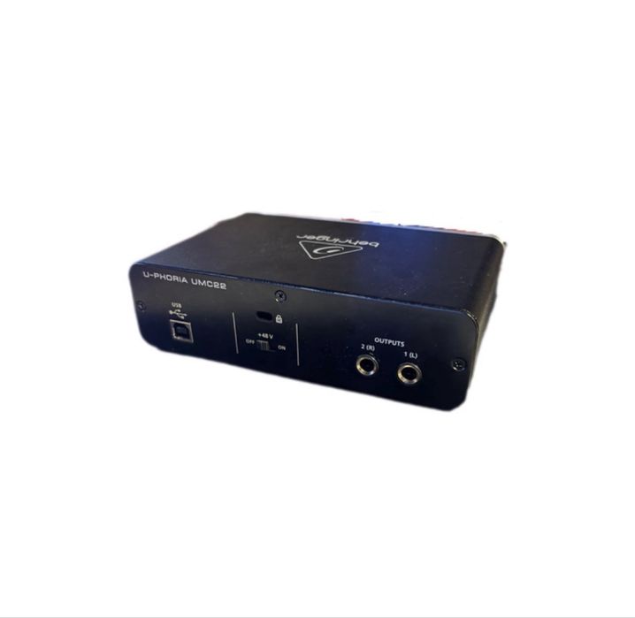 interfejs audio Behringer UMC22 w idealnym stanie