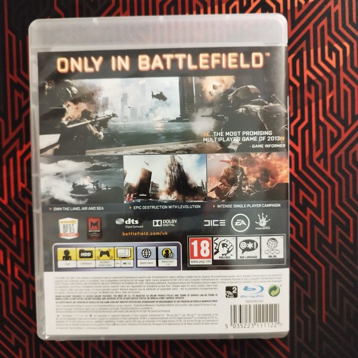 Battlefield 4 PS3 | Wersja Angielska | Komplet z instrukcją